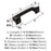 Mulholland Zinc Oil Rubbed Bronze Cabinet Pull 8