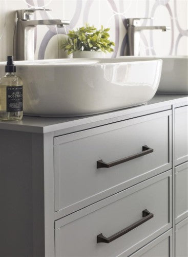 Mulholland Zinc Oil Rubbed Bronze Cabinet Pull 24