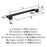 Mulholland Zinc Oil Rubbed Bronze Cabinet Pull 13