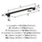 Mulholland Zinc Oil Rubbed Bronze Cabinet Pull 14