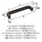 Townsend Zinc Oil Rubbed Bronze Cabinet Pull 9