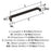 Townsend Zinc Oil Rubbed Bronze Cabinet Pull 12