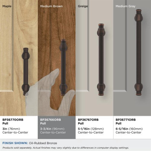 Winsome Zinc Oil Rubbed Bronze Cabinet Pull 36