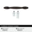 Intertwine Aluminum Oil Rubbed Bronze Cabinet Pull 10