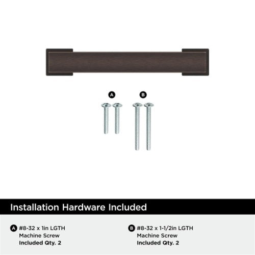 Bridgeport Zinc Oil Rubbed Bronze Cabinet Pull 9