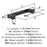Bridgeport Zinc Oil Rubbed Bronze Cabinet Pull 6