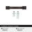 Sheffield Zinc Oil Rubbed Bronze Cabinet Pull 9