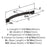 Sheffield Zinc Oil Rubbed Bronze Cabinet Pull 8