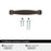 Franklin Zinc Oil Rubbed Bronze Cabinet Pull 9