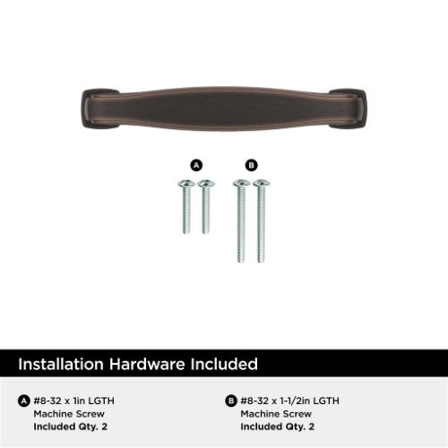 Franklin Zinc Oil Rubbed Bronze Cabinet Pull 9