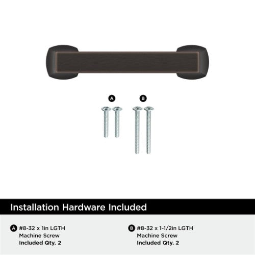 Hybridize Zinc Oil Rubbed Bronze Cabinet Pull 9