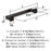 Hybridize Zinc Oil Rubbed Bronze Cabinet Pull 7