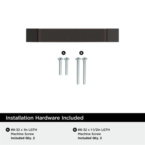 Evolve Zinc Oil Rubbed Bronze Cabinet Pull 9