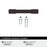 Triomphe Zinc Oil Rubbed Bronze Cabinet Pull 9