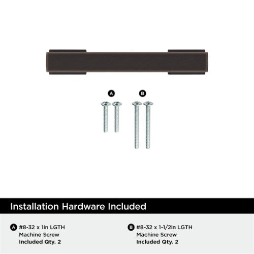 Triomphe Zinc Oil Rubbed Bronze Cabinet Pull 9