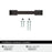 Incisive Zinc Oil Rubbed Bronze Cabinet Pull 9