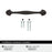 Fairfield Zinc Oil Rubbed Bronze Cabinet Pull 9