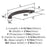 Arc Zinc Oil Rubbed Bronze Cabinet Pull 6