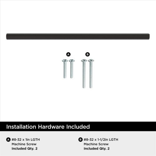 Bar Pulls Carbon Steel Oil Rubbed Bronze Cabinet Pull 36