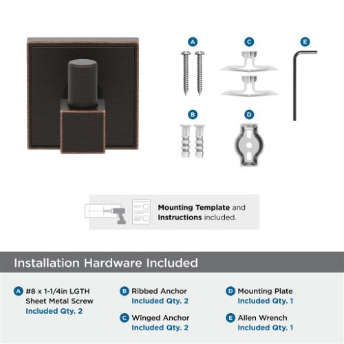 Appoint Zinc Oil Rubbed Bronze Hook 3