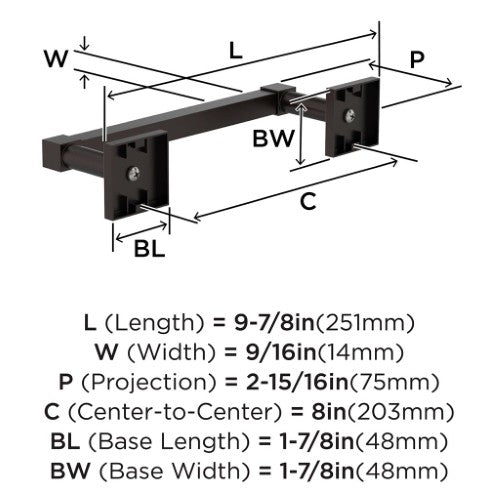 Appoint Zinc & Stainless Steel Oil Rubbed Bronze Towel Bar 4
