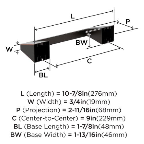 Blackrock Zinc & Stainless Steel Oil Rubbed Bronze Towel Bar 4