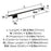 Bronx Zinc & Stainless Steel Oil Rubbed Bronze Towel Bar 6