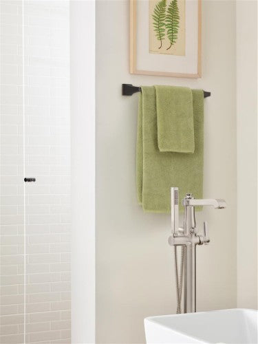 Mulholland Zinc & Stainless Steel Oil Rubbed Bronze Towel Bar 9