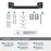 Revitalize Zinc & Stainless Steel Oil Rubbed Bronze Towel Bar 7