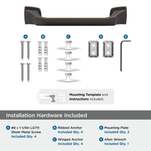 Revitalize Zinc & Stainless Steel Oil Rubbed Bronze Towel Bar 7