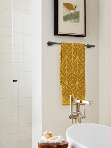 St. Vincent Zinc & Stainless Steel Oil Rubbed Bronze Towel Bar 7