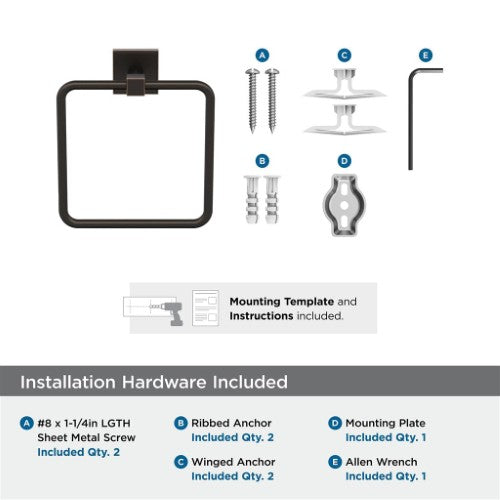 Appoint Zinc & Aluminum Oil Rubbed Bronze Towel Ring 3