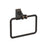 Davenport Zinc & Stainless Steel Oil Rubbed Bronze Towel Ring 1