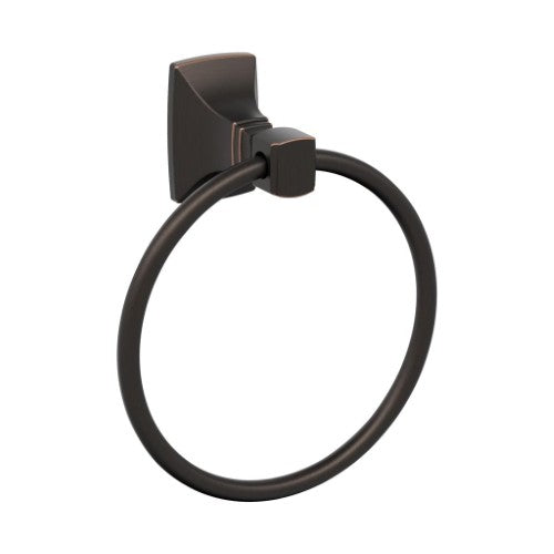 Highland Ridge Zinc & Stainless Steel Oil Rubbed Bronze Towel Ring 1