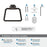 St. Vincent Zinc & Stainless Steel Oil Rubbed Bronze Towel Ring 3