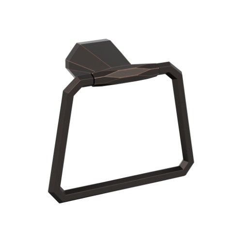 St. Vincent Zinc & Stainless Steel Oil Rubbed Bronze Towel Ring 1