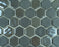 1x1 Grey Hexagon Porcelain Mosaic Grey Tile Matte 1