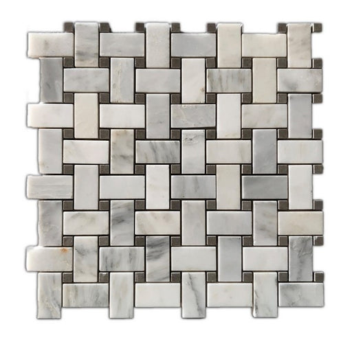 Oriental White Marble Mosaic Polished 1