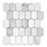 Oriental White Marble Mosaic Honed 1