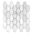 Oriental White Marble Mosaic Honed 1