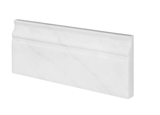 Oriental White Marble Baseboard Honed 1