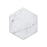 Oriental White Hexagon Marble Tile - Honed 1