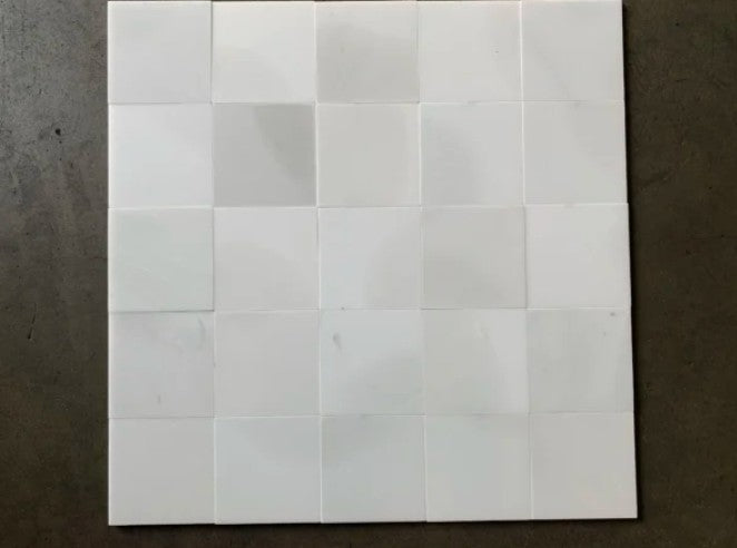 Oriental White Marble Tile Honed 3