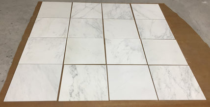 Oriental White Marble Tile Honed 2