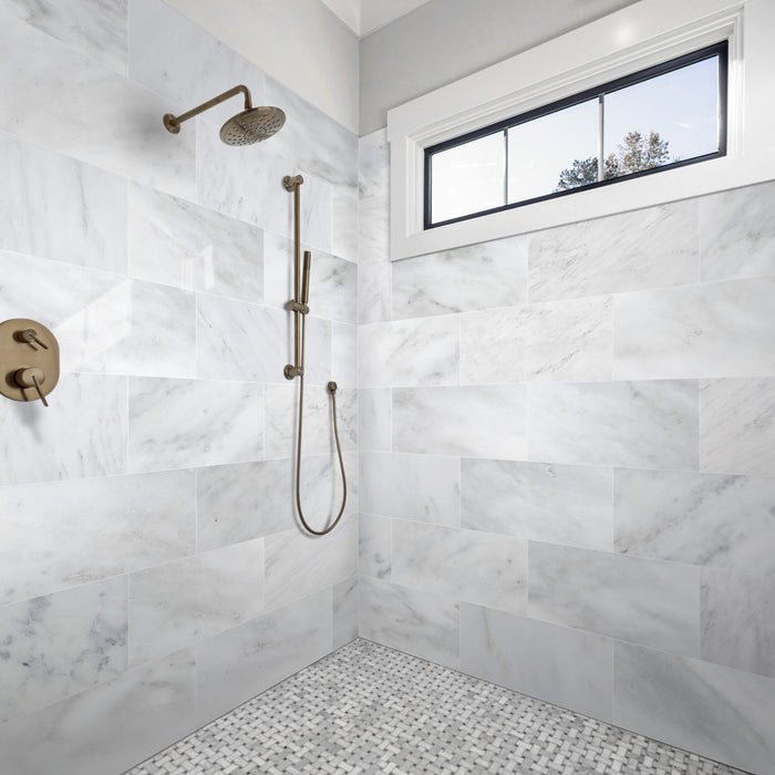 Oriental White Marble Tile - Honed 2