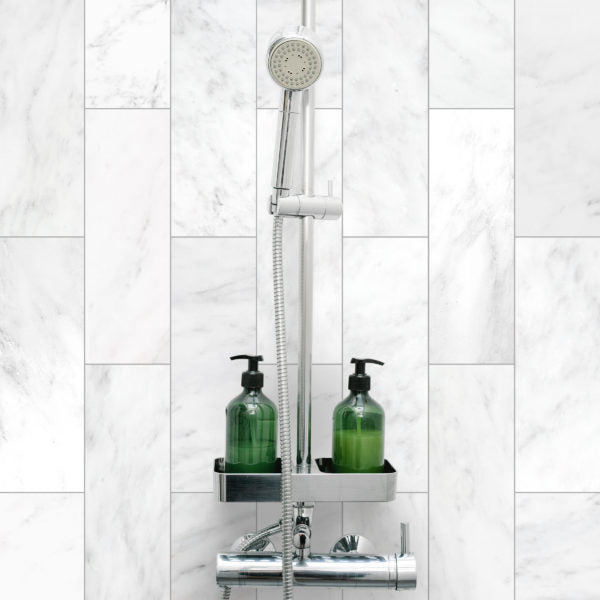 Oriental White Marble Tile - Honed 4
