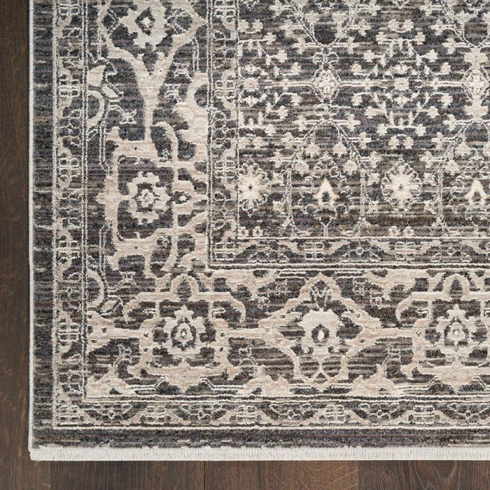 Shadows Polyester CHAIV Charcoal Ivory