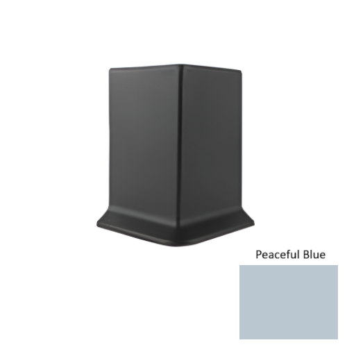 Pinnacle Rubber Peaceful Blue No Toe Outside Corner 1