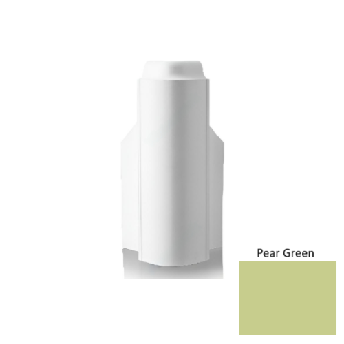 Pear Green Rubber Outside Corner Block Satin 1