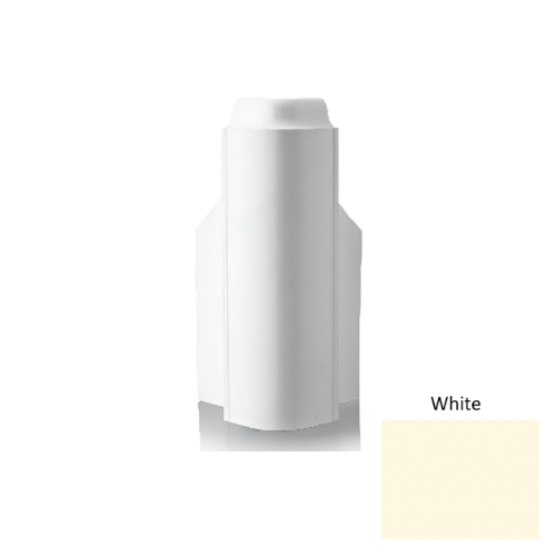White Rubber Outside Corner Block Satin 1